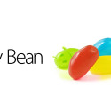 The words Jelly Bean centred vertically and to the right of the words a small pile of different colored jelly beans