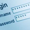 close up of a login screen with username and password fields