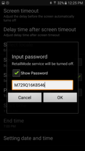 Galaxy S7 Edge Retail Password