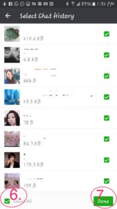 Select WeChat History